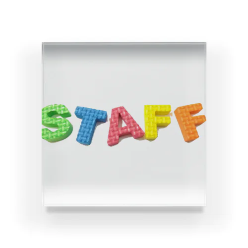 STAFF Acrylic Block