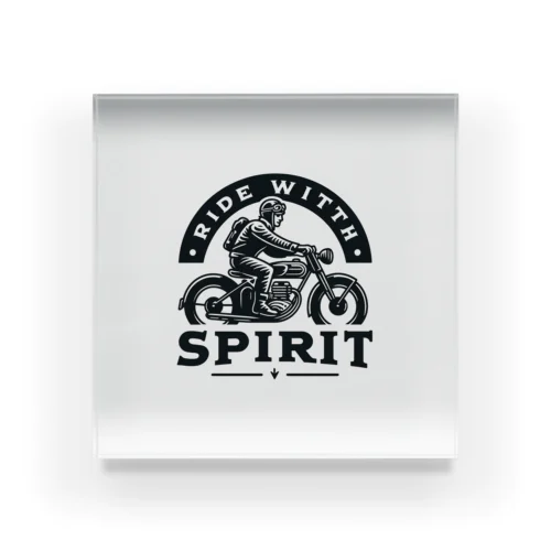 Ride with Spirit Acrylic Block