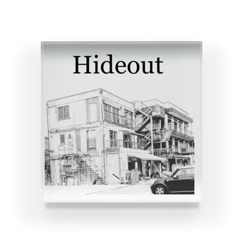 Hideout アクリルブロック