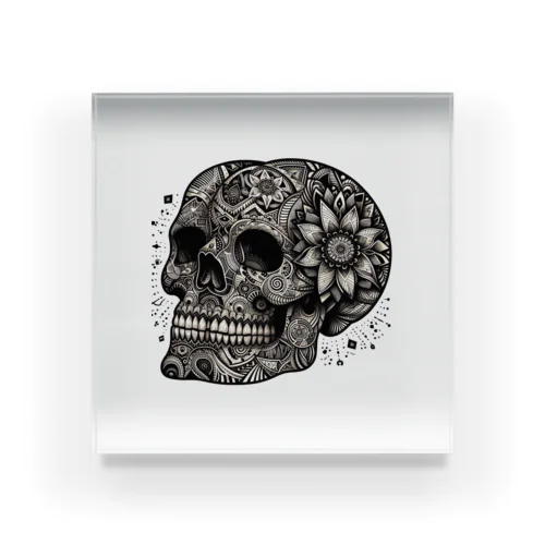 SKULL002 Acrylic Block