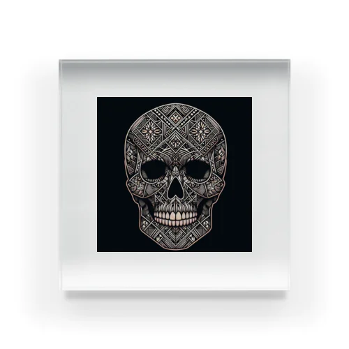 SKULL035 Acrylic Block