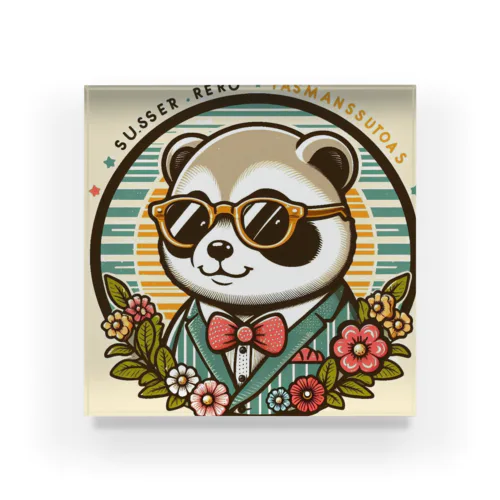 OSHARE RACCOON アクリルブロック