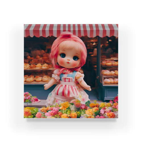 🥐ブーランジェリー🍞女の子🌺 Acrylic Block