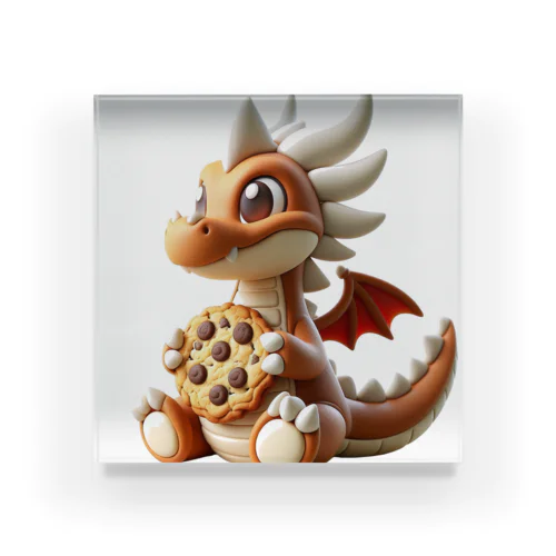 ドラゴンとビスケット Acrylic Block