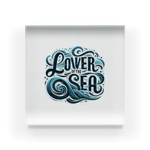 lover of the sea Acrylic Block