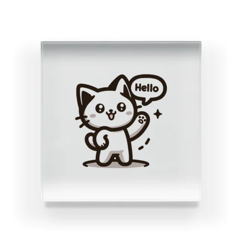 ねこワールドで大冒険♪ Acrylic Block