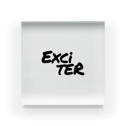  Exciter(文字バージョン) Black Acrylic Block