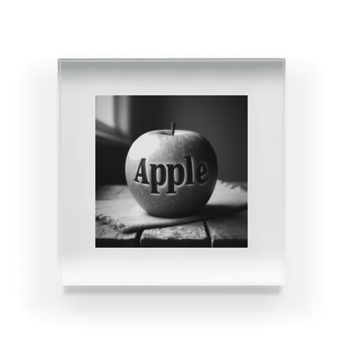 モノトーンAppleグッズ Acrylic Block