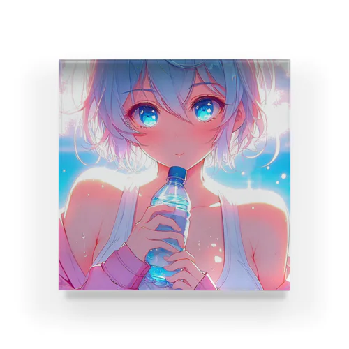 暑いから水分補給♪ Acrylic Block