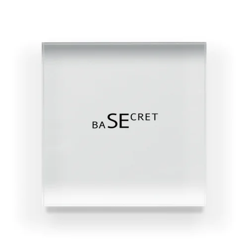 SECRET BASE Acrylic Block