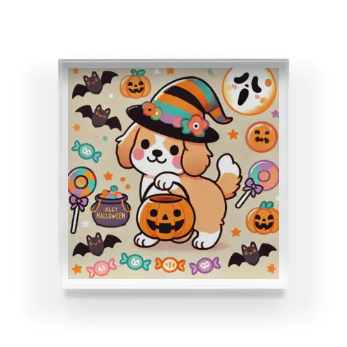 ハロウィンドッグ Acrylic Block
