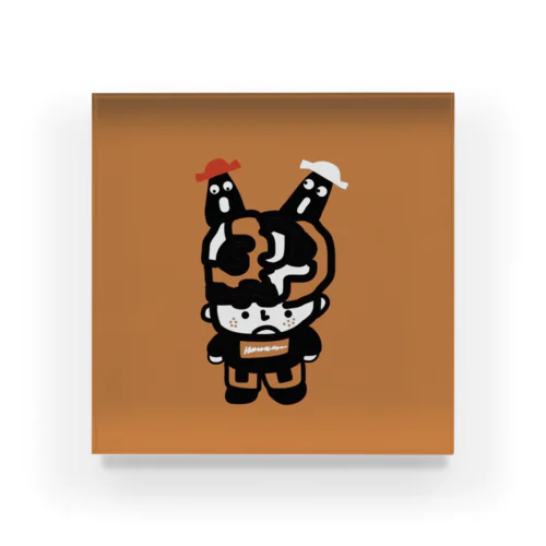 そばくん Acrylic Block