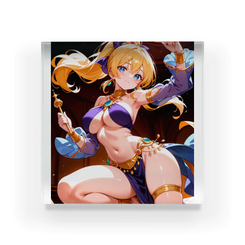 紫の踊り子タレイア 二次元タレイアシリーズNo.2 4-2-250204 Acrylic Block