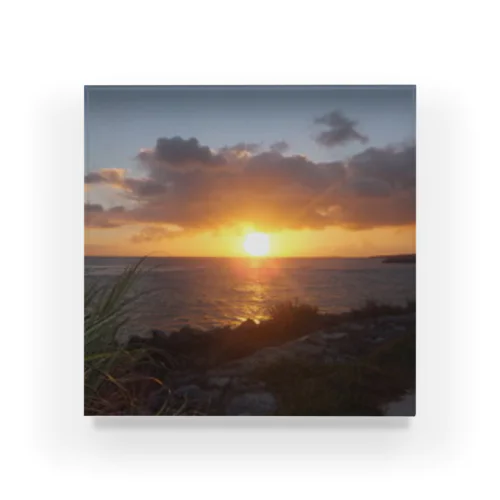 沖縄の夕陽🪼 Acrylic Block