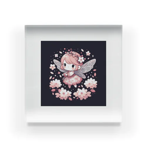 妖精　黒 Acrylic Block