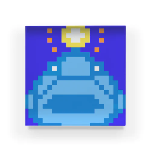 クエ＋あんこう【ドット絵】 Acrylic Block