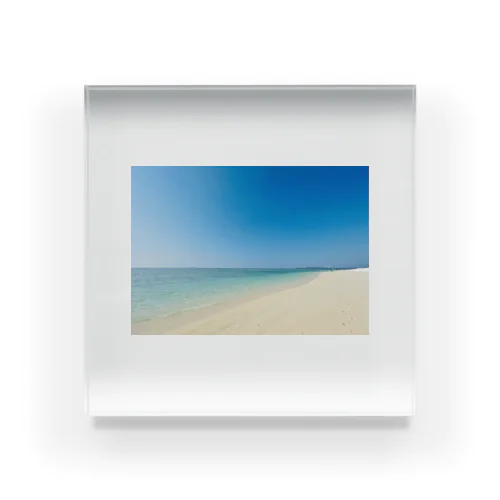 ocean breathe Acrylic Block
