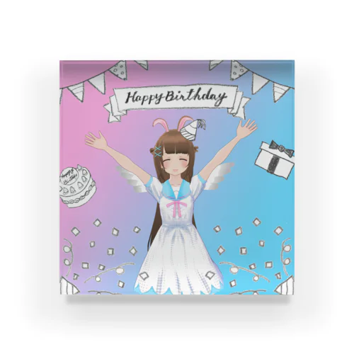 ゆあ誕生日 Acrylic Block