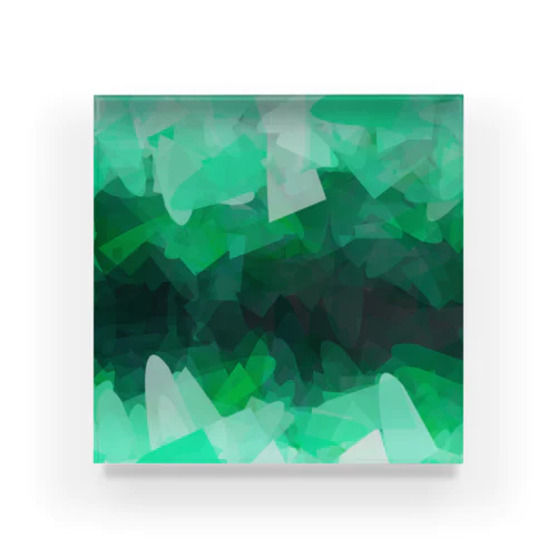 Cave of Emeralds Acrylic Block