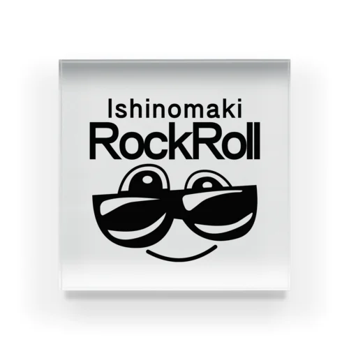 RockRoll-Ishinomaki Acrylic Block
