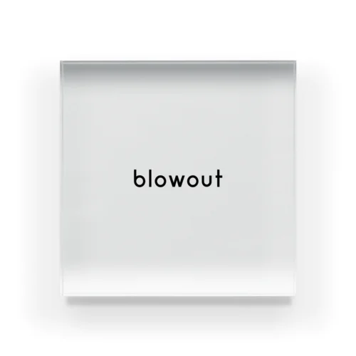 blowout official アクリルブロック