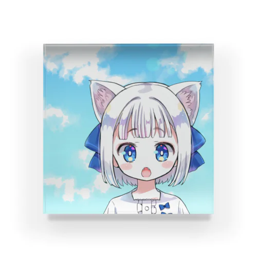 しろみみさん Acrylic Block