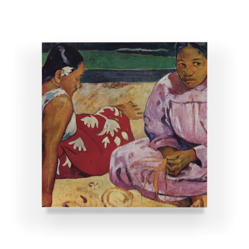 タヒチの女(浜辺にて) / ポール・ゴーギャン(Tahitian Women on the Beach 1891) アクリルブロック