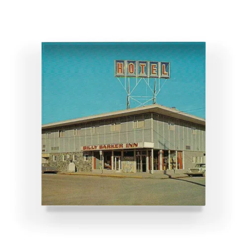 POSTCARD: BILLY BARKER INN, QUESNEL, BC, 1962 アクリルブロック