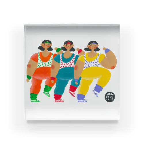 AEROBICS CLUB Acrylic Block