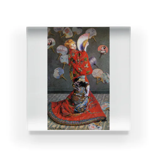 クロード・モネ / 1879 / Japan's (Camille Monet in Japanese Costume) /  Claude Monet 아크릴 블럭