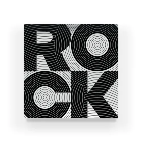 ROCK GROOVE Acrylic Block
