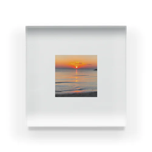 sunset Acrylic Block