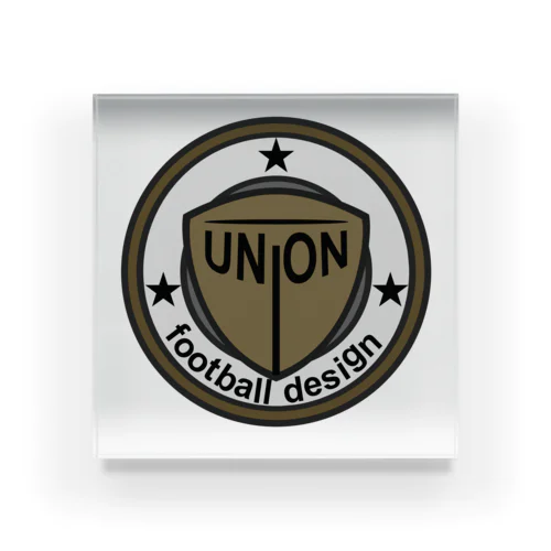 union football design Acrylic Block