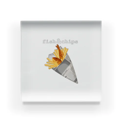fish＆chips Acrylic Block