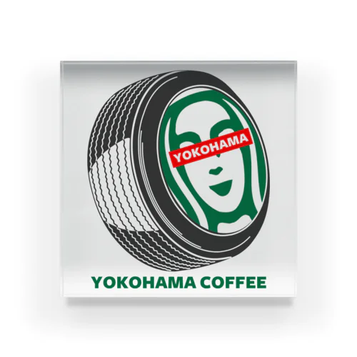 YOKOHAMA COFFEE Acrylic Block