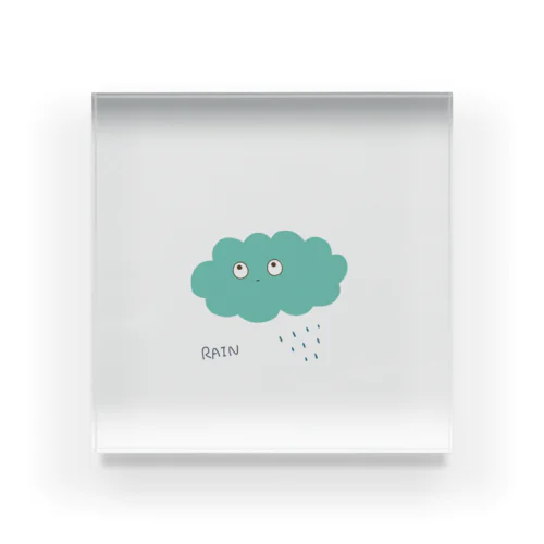 雨雲くん Acrylic Block