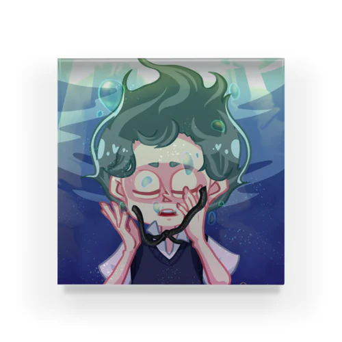 沈む Acrylic Block