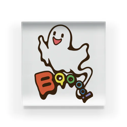 おばけちゃんばぁ!(Boo!ゴースト)カラフル アクリルブロック