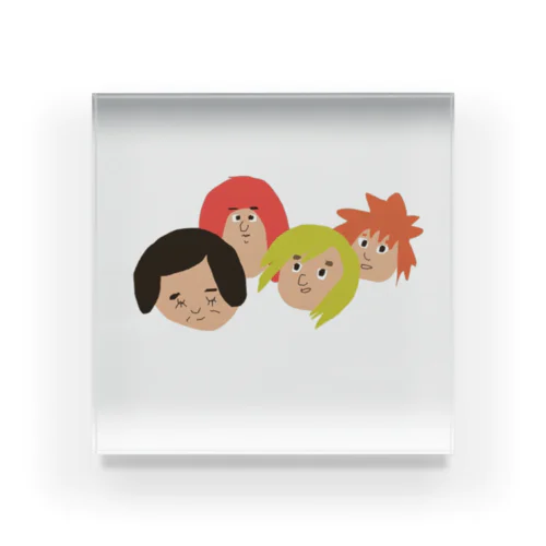 個性は大切に Acrylic Block