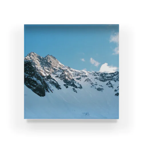 雪の峰 Acrylic Block