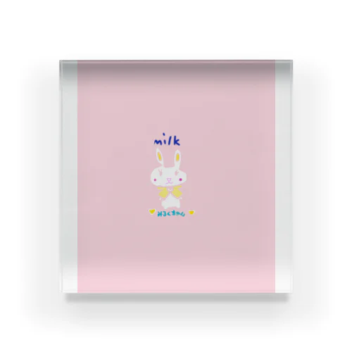 milkちゃん♥♥小文字 Acrylic Block