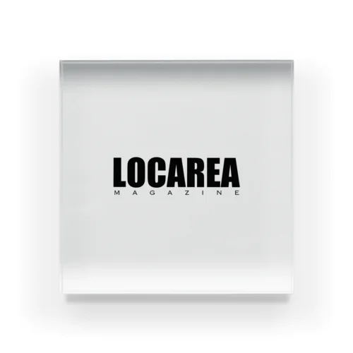 LOCAREA MAGAZINE アクリルブロック