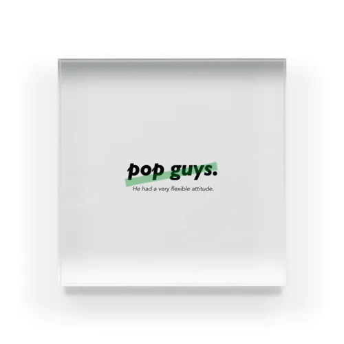 pop guys アクリルブロック