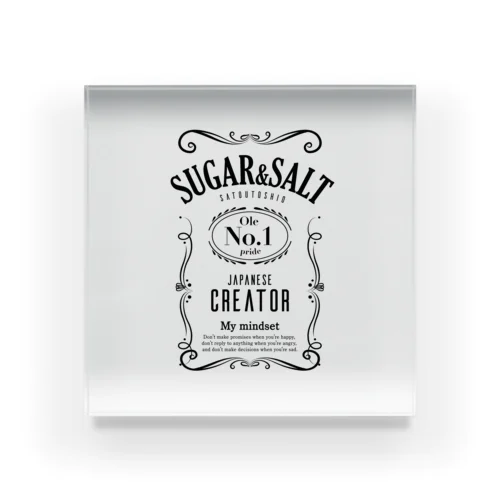 サトウトシオ2 Acrylic Block