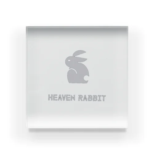 Heaven Rabbit Acrylic Block