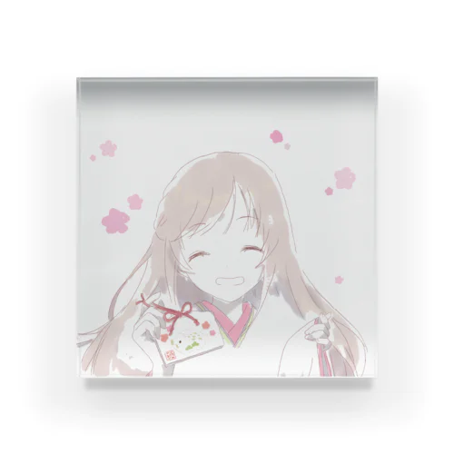 あけおめ Acrylic Block