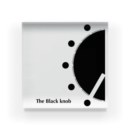 Knob series The Black knob SP case アクリルブロック