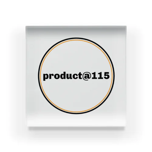 product115公式ロゴ Acrylic Block