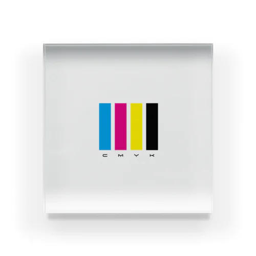 CMYK Acrylic Block