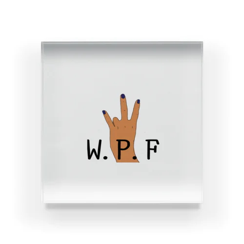 W.P.F 枠なし Acrylic Block